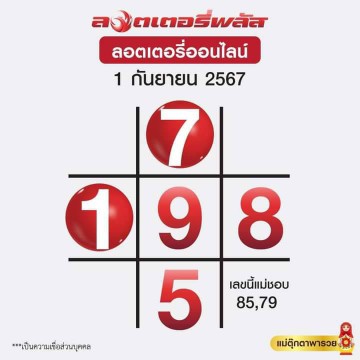 ตารางหวยใบแดง10เลขขายดีพร้อมข่าวหวยดังจากล็อตเตอรีพลัส